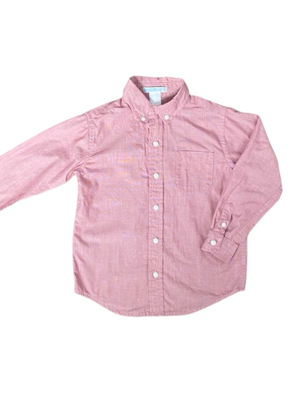 Janie and Jack Toddler Boys Holiday Red Cotton Button Up / Dress Shirt size 4